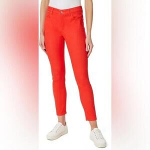 Jones New York Jeans The Lexington Skinny Ankle Scarlet Apple Size 14/32 NWT